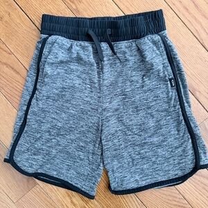 Abercrombie Kids Black and Gray Heather Active Shorts with Black trims